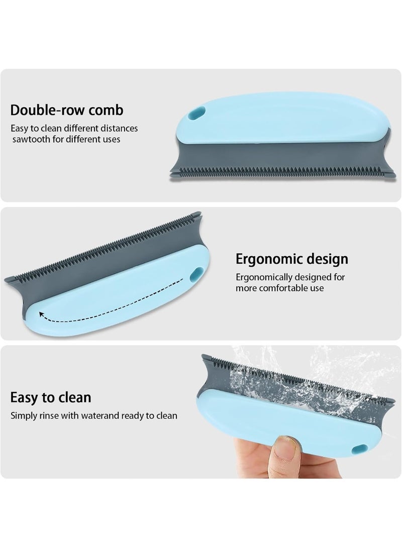 5 Pack Pet Hair Remover, Portable Dog Cat Hair Remover, Lint Remover, Reusable Pet Hair Removal Tool, Lint Shaver Cleaner Pro, Carpet Scraper for Couch Furniture, Blanket, Clothing, Carpet, Rugs - Image 3